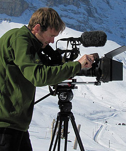 Chris Aston Shooting Video on the Eiger
